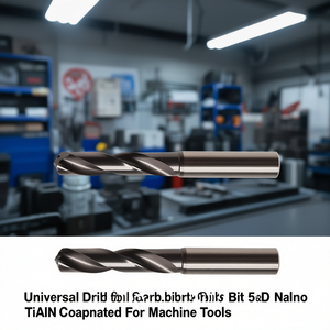 Foret universel en carbure 5xD avec revêtement Nano TiAlN pour machines-outils - Product Image 3