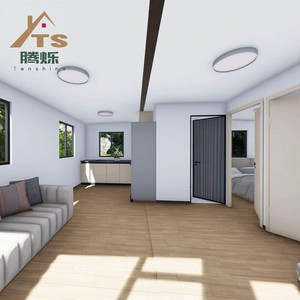 Sẵn sàng để di chuyển trong 40ft 20ft đúc sẵn Di động sang trọng container mở rộng nhà 3 phòng ngủ biệt thự prefab nhà di động - Product Image 4