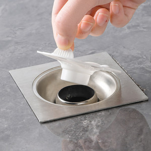 Vortex Floor Drain Hair Collector White Gray PP Anti Blocking Bathroom Kitchen Toilet Filter 3 Pack - Product Image 2