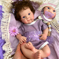 Poupées bébé Bettie de 20 pouces, faites à la main, en silicone souple, anatomiquement correctes, avec cheveux enracinés, réalistes, lavables, Muneca