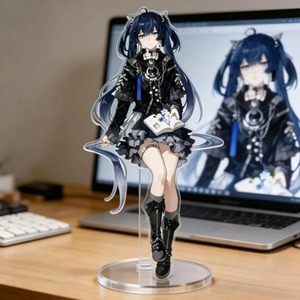 Wuthering Waves: Figura de acción de acrílico <span class=keywords><strong>Carlotta</strong></span> Montelli Iuno, exquisita placa de alto valor, modelo de exhibición, adorno, llavero - Product Image 2