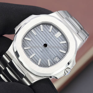 Montre mécanique automatique pour homme 330, personnalisable, en acier inoxydable 904L, cadran bleu, 40 mm, luminescente, étanche, 5811 - Product Image 1