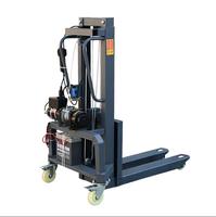 Chariot élévateur hydraulique électrique mobile, élévateur de palettes compact, adapté aux applications de chargement de camions