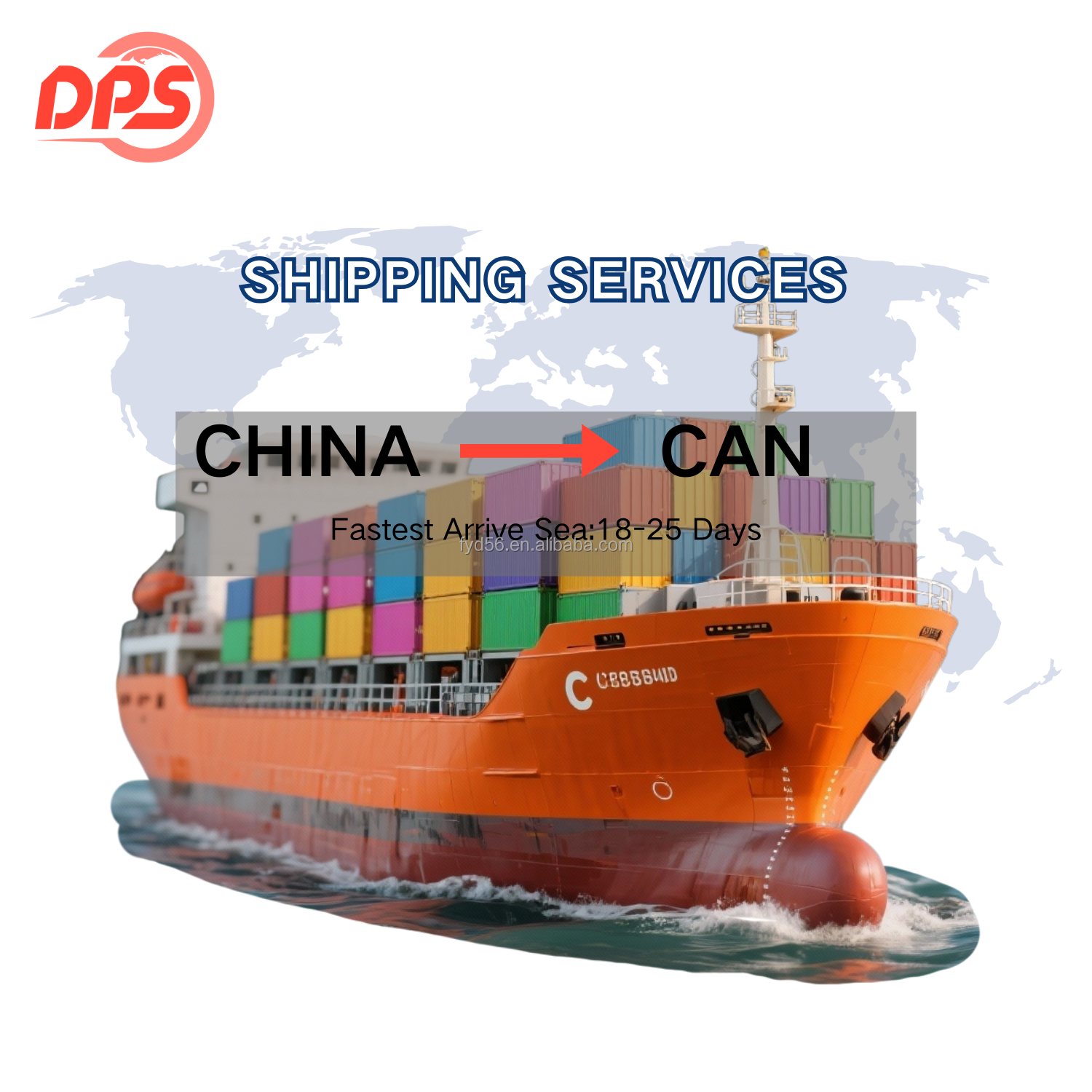 Sea Express Shipping For Toys China To Canada Safe Packing Stable Transit Amazon FBA Service DDP Door To Door