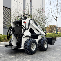 Mini-chargeuse compacte sur chenilles et sur roues avec moteur Kubota 25hp 30hp, certifiée EPA CE, livraison gratuite