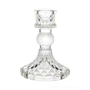 European <strong>Vintage</strong> Relief Pole <strong>Candle</strong> <strong>Holder</strong> Home Pole Wax Base Romantic Table Glass <strong>Candle</strong> <strong>Holder</strong> - Product Image 5
