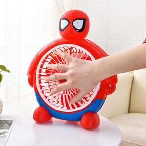 Ventilateur de table rotatif <span class=keywords><strong>Spiderman</strong></span> en plastique, à économie d'énergie, pour la maison, vente directe usine, petit ventilateur électrique de bureau pour l'été - Product Image 4