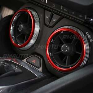 4 ชิ้น ฝาครอบช่องแอร์ภายในรถยนต์ วัสดุอลูมิเนียมอัลลอยด์ สำหรับตกแต่ง Chevrolet Camaro 2017+ อุปกรณ์เสริม - Product Image 3