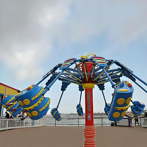 Parc d'attractions Fairground Rides Air Shooting Flying Chair Rotating Spiral Jet Ride à vendre - Product Image 1
