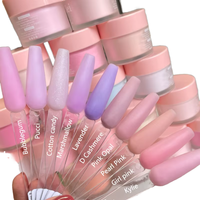 Poudre acrylique à séchage rapide et forte adhérence, poudre professionnelle pour extension d'ongles, application facile, texture fine pour salon de manucure