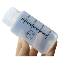 Bouteille de réactif en plastique PP à large ouverture avec échelle de graduation 5ml-2000ml, récipient de stockage d'échantillons de laboratoire, autoclavable
