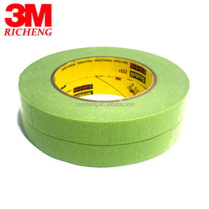 Nastro Adesivo Verde 3M Performance 233+ Monofacciale Resistente all'Acqua, Rotolo Jumbo per Adesione nella Verniciatura Automobilistica - Product Image 4