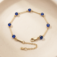 Bracelets tendance en or plaqué or 18 carats en acier inoxydable avec zircon, faits à la main, style bohème, pour femmes, bijoux de mode