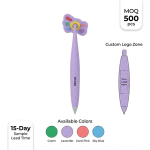 Stylo bille fantaisie Vanco Cloud Paw avec logo personnalisé, fabrication OEM, papeterie Kawaii pastel, cadeau pour enfants, étudiants, école, bureau - Product Image 5