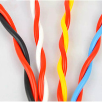 Câble Électrique RVS 1mm Rouge Noir, Fil de Cuivre Électrique 2.5mm, Câble RVS Résistant au Feu 2*1.5mm 2.5mm, Câble Électrique pour Maison