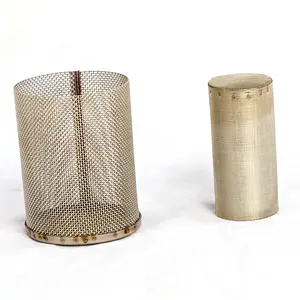 100 300 500 900 Micron Stainless Steel Wire Mesh Tube Filter Cylinder