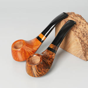Xiaoxiong Usine Direct Fumer Pipes <span class=keywords><strong>Bruyer</strong></span> OEM ODM Surface de Sablage Lisse Caoutchouc Vulcanisé Briar Bois pour la Consommation de Tabac - Product Image 2