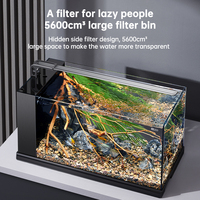 YEE Aquarium de Bureau en Verre Ultra Clair Personnalisé pour la Décoration, avec Accessoires d'Aquarium – Vente en Gros