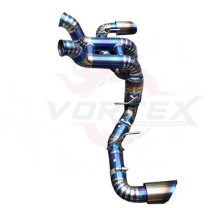 ท่อไอเสียแบบ Catback สีฟ้า Vortex Blue Burnt Titanium สำหรับ McLaren 570S 540C 3.8T V8 ปี 2015-2021 แบบปลายคู่ ชุดแต่งเพิ่มประสิทธิภาพ - Product Image 6