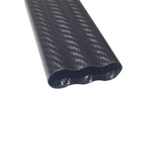 Tube en fibre de carbone 3K SHENYU à tissage sergé avec triple rainure haute résistance pour tige de selle de vélo et support industriel - Product Image 2