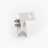 Abrazadera para Techo de Paneles Solares con Costura en Relieve, Galvanizada en Caliente con Zn-Al-Mg, Directo de Fábrica