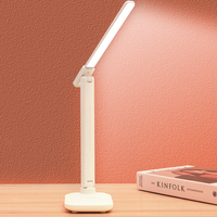 Lampe de table OEM veilleuse LED noire 3 luminosité réglable étude lecture USB étudiant charge lampe de bureau cadeau
