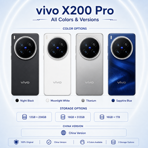 สมาร์ทโฟน vivo X200 Pro ของแท้ให<span class=keywords><strong>ม</strong></span>่แกะกล่อง Octa Core 5G รองรับซิ<span class=keywords><strong>ม</strong></span>คู่ โทรศัพท์เล่นเก<span class=keywords><strong>ม</strong></span> กล้อง 200MP+50MP+50MP รองรับหลาย<span class=keywords><strong>ภาษา</strong></span>ทั่วโลก VIVO - Product Image 2