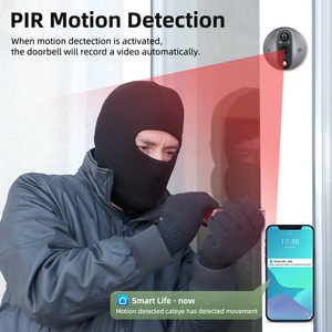 4,3-Zoll-Bildschirm Tuya APP-Steuerung Türspion-Kamera Kabelloser WLAN Smart Türbetrachter - Product Image 4