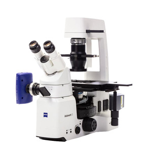 Zeiss Axiovert 5 Inverted Microscope <b>Digital</b> <b>Camera</b> Trinocular Lab Scientific Equipment - Product Image 2