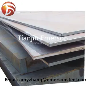 Chapa de aço carbono laminada a alta temperatura a36 s235jr s355jr Chapa de ferro preta para construção de 6 metros