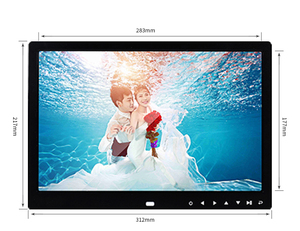 Cadre photo numérique professionnel Android 10,1 pouces avec affichage vidéo en mouvement pour la maison, le bureau et le musée numérique - Product Image 5