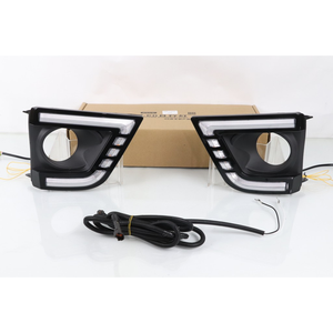 Feux de jour <span class=keywords><strong>DRL</strong></span> + clignotants pour pare-chocs avant Toyota Corolla 2014-2016, en stock, neufs d'usine, feux antibrouillard LED, feux de jour <span class=keywords><strong>DRL</strong></span> - Product Image 3