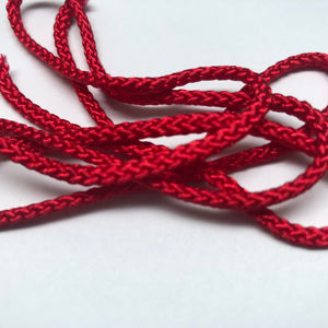 Cordón brillante redondo de 5MM de alta tenacidad trenzado de poliéster 100% de alta calidad ODM para uso en exteriores - Product Image 1
