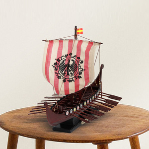 Modèle de bateau <span class=keywords><strong>viking</strong></span> en <span class=keywords><strong>bois</strong></span> <span class=keywords><strong>DRAKKAR</strong></span> OSEBERG de Norvège, bateau à voile, souvenir nautique, cadeau promotionnel de la marine, décoration maritime pour la maison - Product Image 3