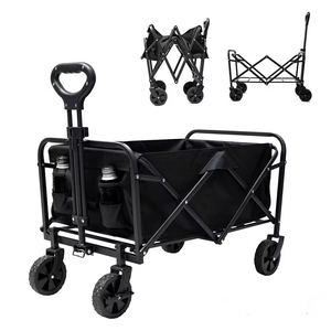 2027 Outdoor <b>Foldable</b> Trolley Garden Collapsible Folding Camping <b>Wagon</b> Stroller With Wheel - Product Image 3