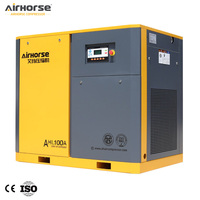 Compresseur d'air à vis à refroidissement par air à faible bruit, faible vibration, faible pression, haute efficacité, 160 kW, 220 ch, 7-20 bar, pour le textile