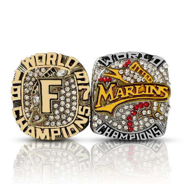 Best-selling Christian Alloy MLB 1997-2003 Miami Marlins Championship Ring Fan Baseball Memorabilia Set