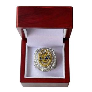 Vente en gros 2021 Rams Championnat national de football Bague Football Bague pour homme - Product Image 4