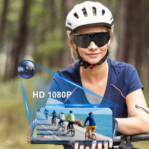 <span class=keywords><strong>Gafas</strong></span> <span class=keywords><strong>de</strong></span> Sol Profesionales <span class=keywords><strong>para</strong></span> Deportes al Aire Libre con Grabación <span class=keywords><strong>de</strong></span> Video 1080P por 2 Horas, Protección UV, Almohadillas Nasales Ajustables y Montura Semi-Sin Aro - Product Image 4