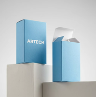 Boîte d'emballage en papier personnalisée pour cosmétiques, cils, soins de la peau, crème pour le visage, boîte en carton imprimée