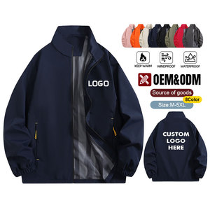 Veste d'extérieur personnalisée, design uniforme, broderie, manteau pour homme, vêtements de travail, coupe-vent, veste imperméable avec logo - Product Image 1