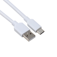 Câbles de clavier mécanique USB Type-C YC8 Aviator, connecteur détachable, tressage en nylon, charge rapide 3A, logo personnalisable, 12 mois