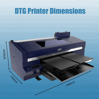 Haute vitesse Double station 3 têtes i3200 numérique jet d'encre t-shirt Logo Dtg t-shirt imprimante Machine pour l'impression de textiles