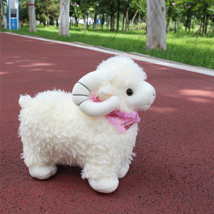 Hot Bán Tốt Nhất Chất Lượng Nhỏ Mềm Plush Đáng Yêu Đầy Màu Sắc Thú Nhồi Bông Cừu Với Scarff Đầy Màu Sắc - Product Image 2