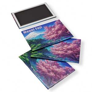 Imán de nevera de hojalata con impresión a todo color, imán fotográfico de papel estucado, venta al por mayor de fábrica china - Product Image 3