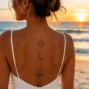 Adesivi per <span class=keywords><strong>Tatuaggi</strong></span> Temporanei Stile <span class=keywords><strong>Anime</strong></span>, Impermeabili, Carini, per Cosplay, Feste e Moda Quotidiana - Product Image 3