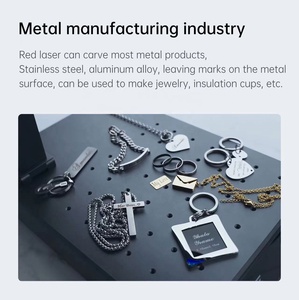 2025 chất lượng tốt nhất daja M4 Màu Đỏ màu xanh Tự làm máy tính để bàn CNC Laser Engraver cho gỗ thủy tinh với ai DXF PLT định dạng hỗ trợ cho sử dụng nhà - Product Image 5