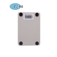 Lector de Tarjetas USB Portátil Mini de Material ABS ISO18000-6C, Lector de Escritorio RFID de Alta Frecuencia 860-960MHz