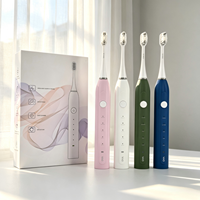 Neues Produkt OEM/ODM 2000mAh Akku Reise-Schallzahnbürste mit Eigenem Logo Zahnaufhellungs-Set Elektrische Zahnbürste