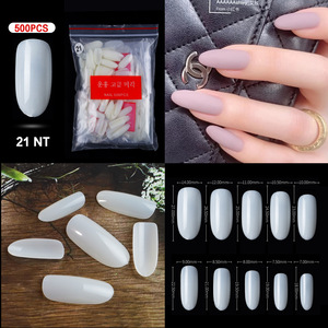 500 Uds. de Adhesivos para Uñas Francesas, Decoración de Uñas Postizas con Cobertura Total o Parcial para Uso en Salón - Product Image 1